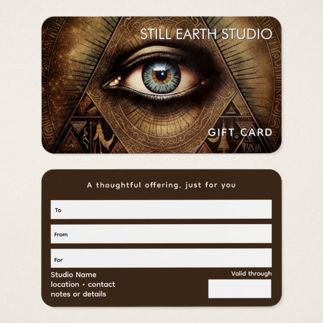 Inner Oracle | Third Eye Design (Frente & Verso)