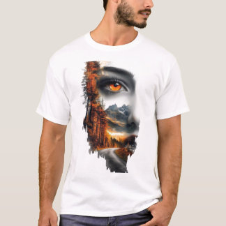 Inner Wilderness – Surreal Nature Portrait T-Shirt
