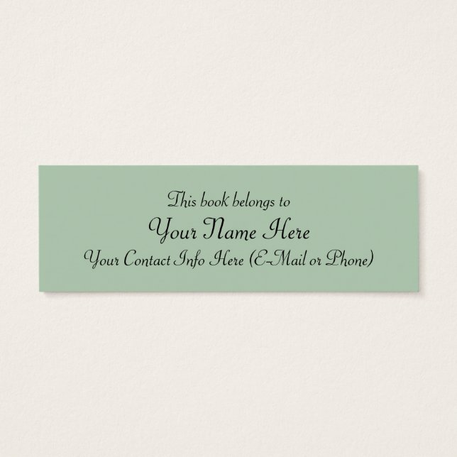 Innocence Bookmark por William Bouguereau (Verso)