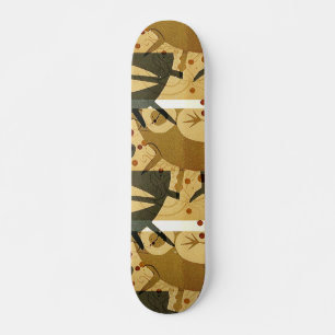 Inocência em Extremis Brown Grunge Skateboard Dec