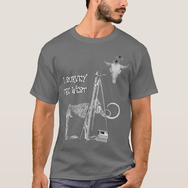 INQUÉRITO TERRESTRE OU MEDIDA GEOGRÁFICA T-Shirt (Frente)