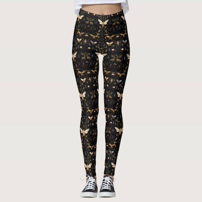 Insect Harmony Leggings - Nature's Elegance (Frente)