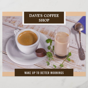 Insecto da grande inauguração da cafetaria