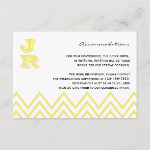 Inserção amarela moderna das acomodações de