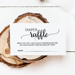 Inserção da Fralda de Raffle Preto do Coração Azu