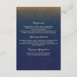 Inserção de Casamento do Marinho de Vintage com Gl