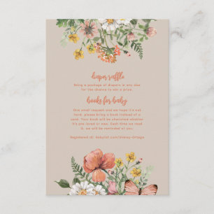 Inserção de Chá de fraldas de flor selvagem