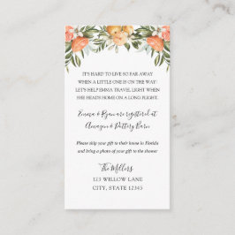 Inserção de chá de fraldas de longa distância com