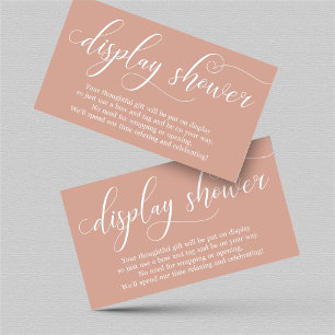 Inserção de Chuva de Exibição Elegante para Convit