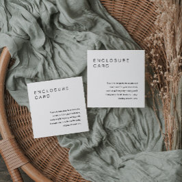 Inserção de Convite à Placa de Gabinete Minimalist