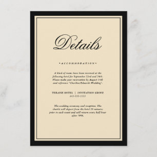 Inserção de detalhes de casamento em moldura cláss