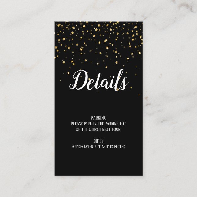 Inserção de Detalhes de Formatura com Confete Dour (Frente)