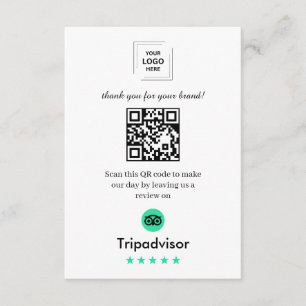 Inserção de feedback do cliente de revisão QR do T