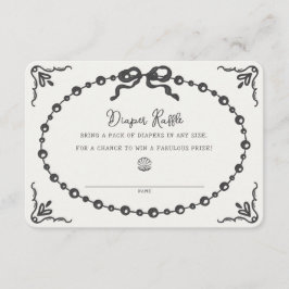 Inserção de Fralda de Arco de coquete de pérolas P