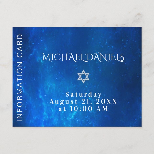 Inserção de informações azuis (Frente)