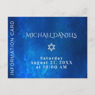 Inserção de informações azuis