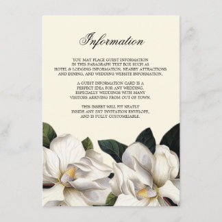 Inserção de Informações de Casamento Botânico Sul