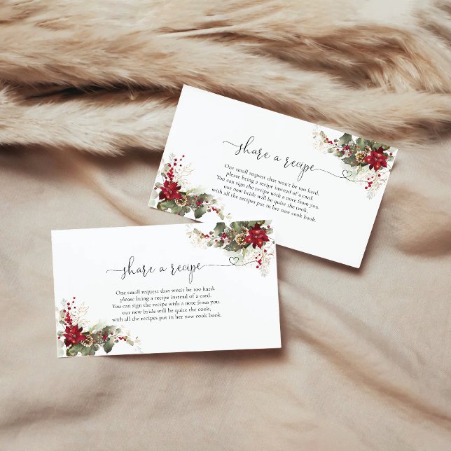 Inserção de pedido de receita de Poinsettia Vermel (Criador carregado)