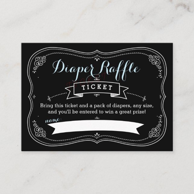 Inserção de Raffle da Fralda do Chá de fraldas doc (Frente)