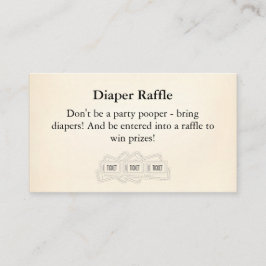 Inserção de Raffle de fralda