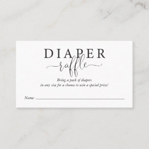 Inserção de Raffle de Fralda Moderna