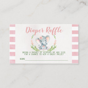 Inserção de Raffle na Fralda do Elefante Rosa