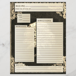 Inserção de Receita de Família Vintage