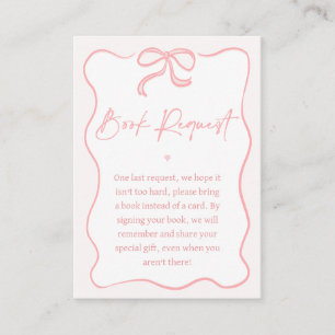 Inserção de Solicitação de Livro de Chás de fralda