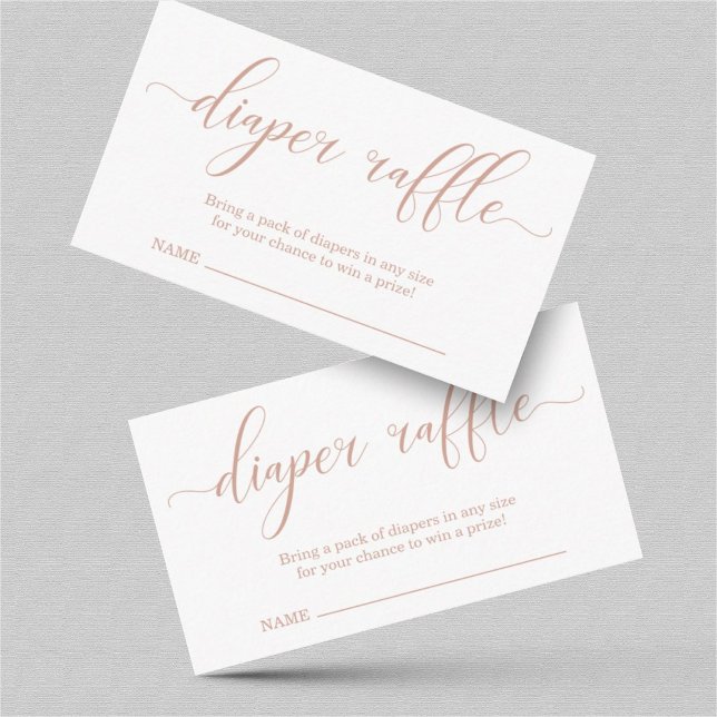 Inserção de Sorteio de Fraldas para Convite de Chá (Criador carregado)