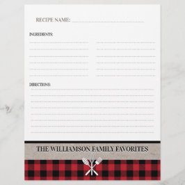 Inserção do Binder de Receita da Rústica Country K