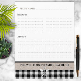 Inserção do Binder de Receita da Rústica Country K