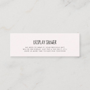 Inserção do cartão de chá para exibição de e