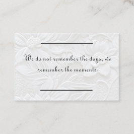 Inserção do cartão - simpatia - Condolência 3