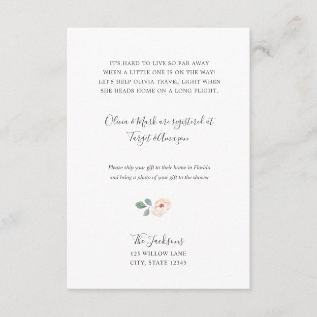 Inserção do chá de fraldas de longa distância (Frente)