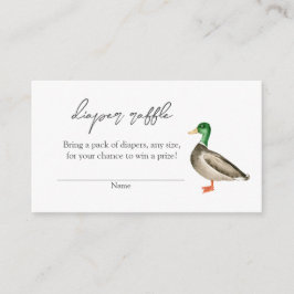 Inserção do chá de fraldas Raffle Duck Bohemian