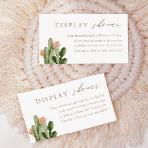 Inserção do Chá do Bohemian Cactus Display