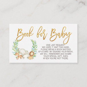 Inserção do livro de animais selvagens da selva de