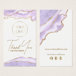 inserção do pacote agata púrpura lavanda