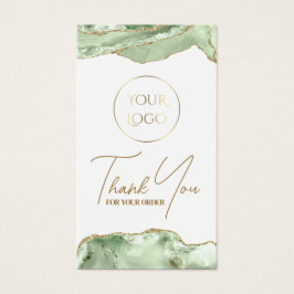 Inserção do pacote de agata verde Jade