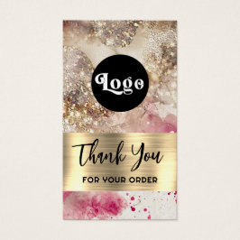 Inserção do pacote de cor d'água verde-rosa