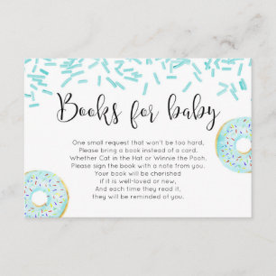 Inserção do pedido do livro do menino do chá de