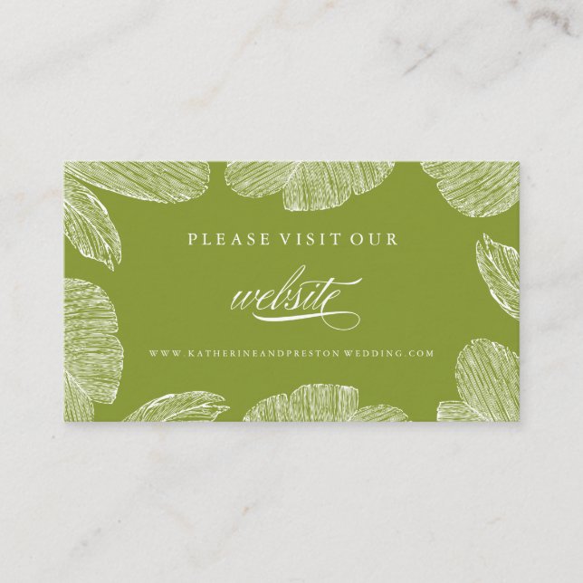 Inserção do Site de Casamento de Destino da Palma  (Frente)