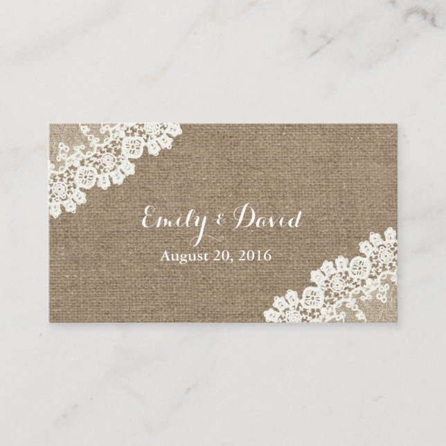 Inserção do Site de Casamento de Quebra de Colchet (Frente)