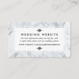 Inserção do Site de Casamento de Vintage Marble