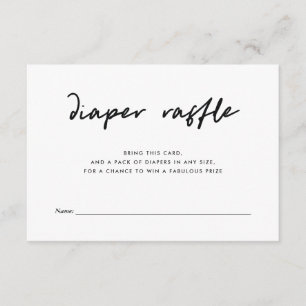 Inserção mínima moderna de Fralda de Raffle   Cor 