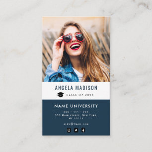 inserção personalizada da graduação em azul do mar