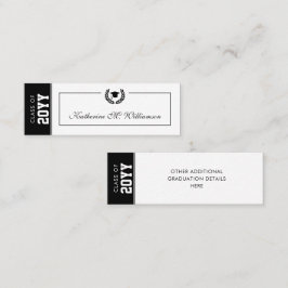 Inserções de Cartão de Nome de Graduação Moderna P