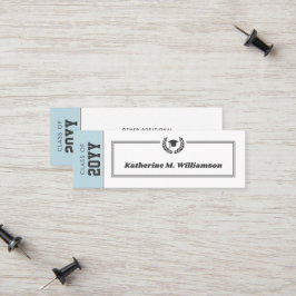 Inserções de Cartão de Nome de Graduação Moderna P