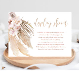 Inserções de chá de boho boêmico da grama Pampas