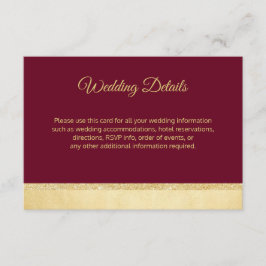 Inserções de detalhes de casamento dourado em Borg